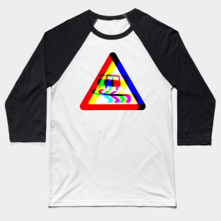 Psychedelic Slippery When Wet Baseball T-Shirt